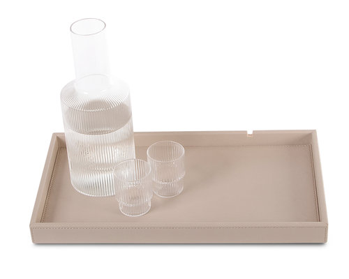 M&T Tray rectangular  de luxe finish " The sand collection "