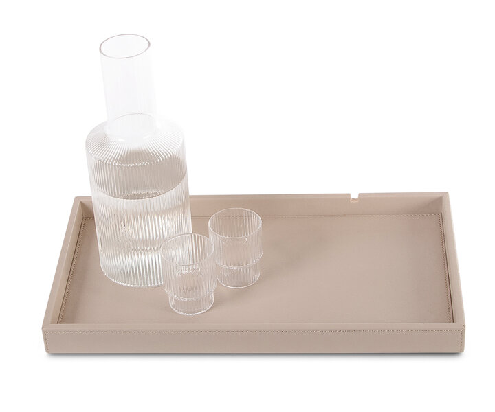 M&T Dienblad rechthoekig  model luxe afwerking  " The sand collection "