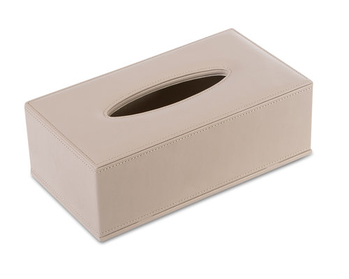 M&T Tissue box holder de luxe finish " The sand collection "