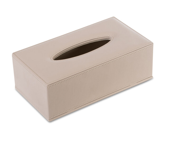 M&T Tissue box holder de luxe finish " The sand collection "