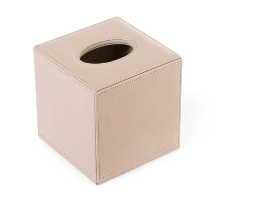 M & T  Tissue box holder de luxe finish " The sand collection "