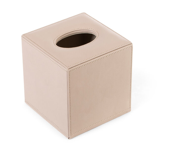 M&T Tissue box holder de luxe finish " The sand collection "
