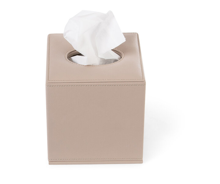 M&T Tissue box holder de luxe finish " The sand collection "