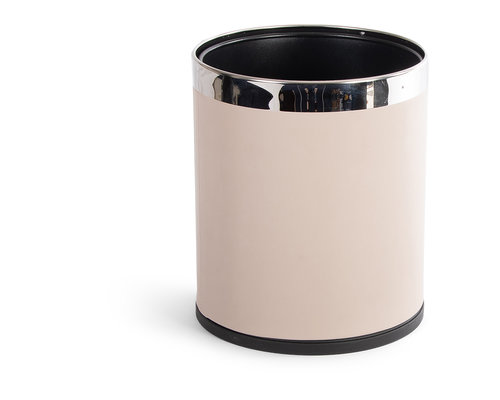 M & T  Waste bin 10 liter for hotelroom de luxe finish " The sand collection "