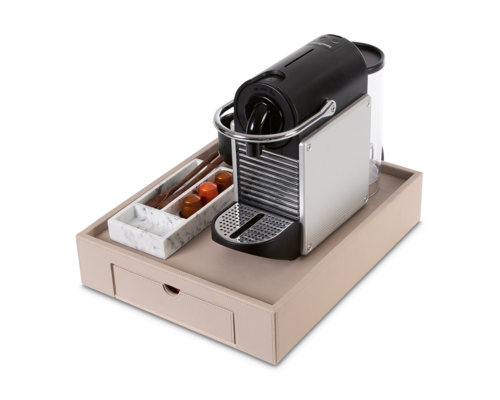 M&T Dienblad met lade luxe afwerking  " The sand collection "