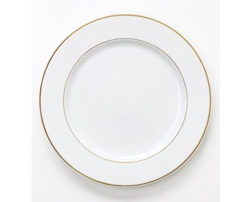 M & T  Assiette plate 27 cm CHAMPS-ELYSEES FILETS DORES