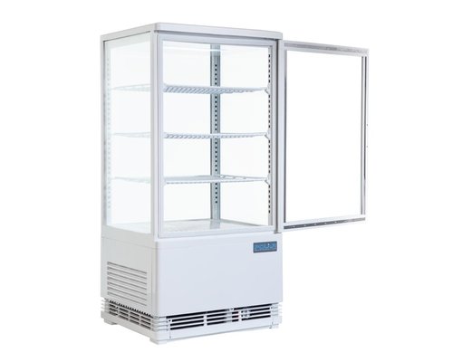 POLAR  Chilled dispay cabinet 68 liter white finish