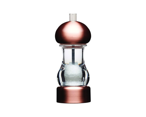 M & T  Salt mill 15 cm with trendy copper-effect finish