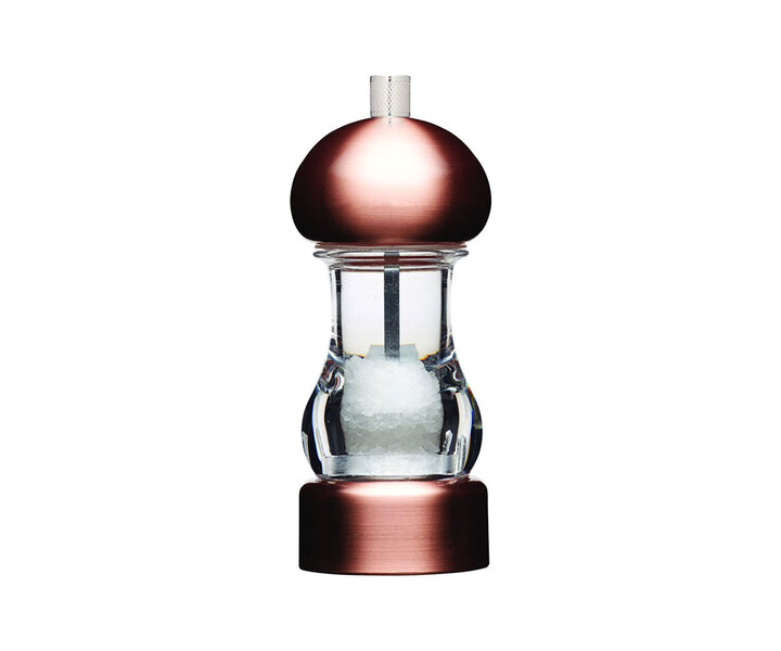 M&T Salt mill 15 cm with trendy copper-effect finish
