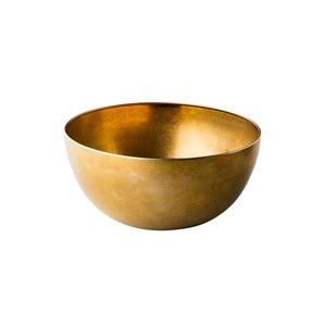 M & T  Buffet bowl Ø 30 cm vintage gold roestvrijstaal