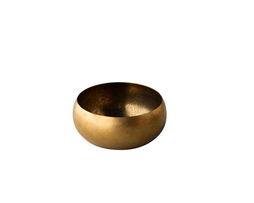 M & T  Bowl Ø 10 cm vintage gold stainless steel