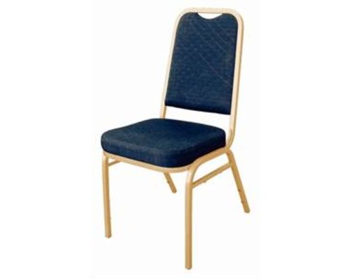 M&T Chaise de banquet & seminair bleu empilable