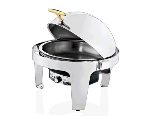 M&T Chafing dish rond electrisch met rolltop