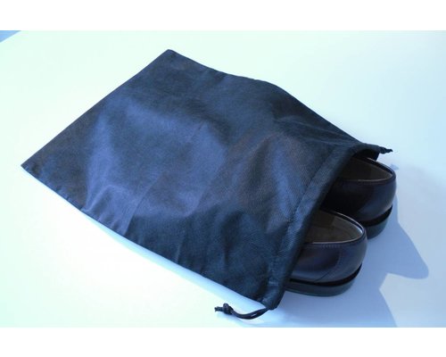 M & T  Shoebag black non woven PP