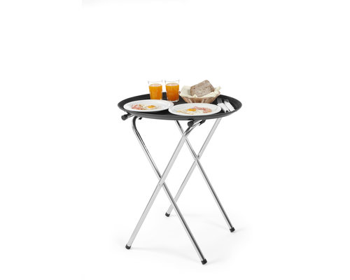 M&T Tray XXL 73,6 x 60 cm black non slip s/s stand inluded