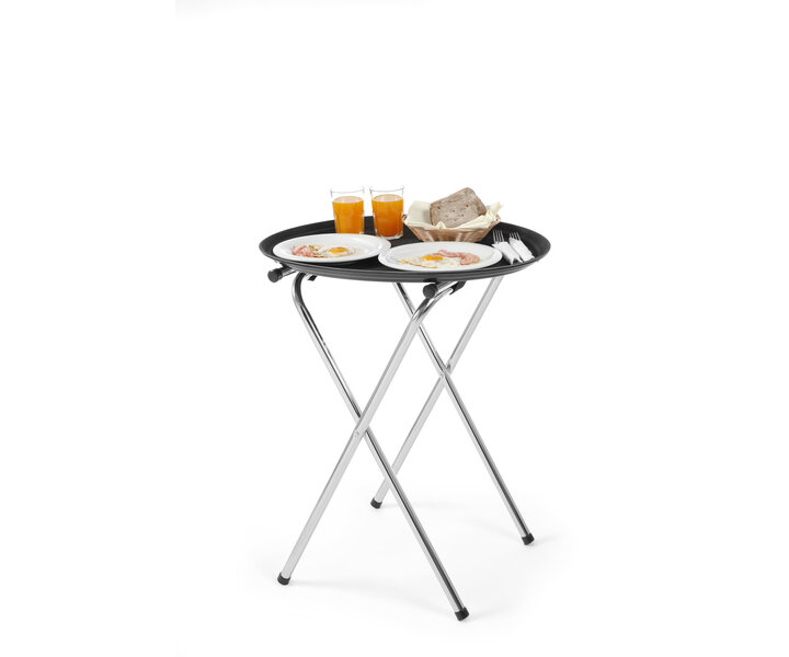 M&T Tray XXL 73,6 x 60 cm black non slip s/s stand inluded