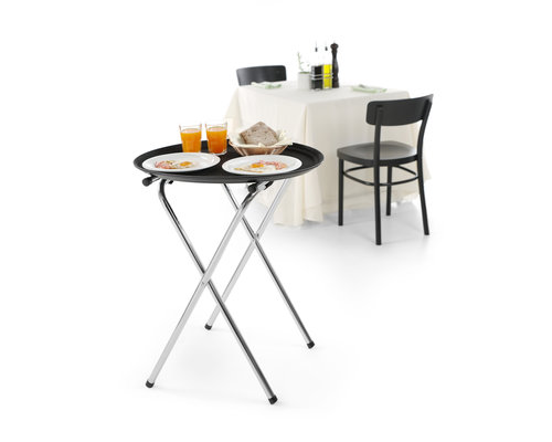 M&T Tray XXL 73,6 x 60 cm black non slip s/s stand inluded