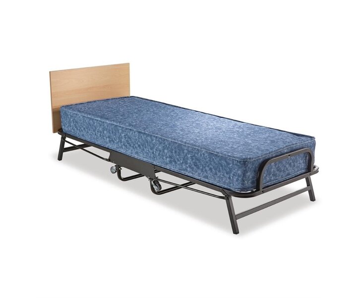 JAY-BE  Folding Bed with Water Resistant Mattress Single in Black Colour