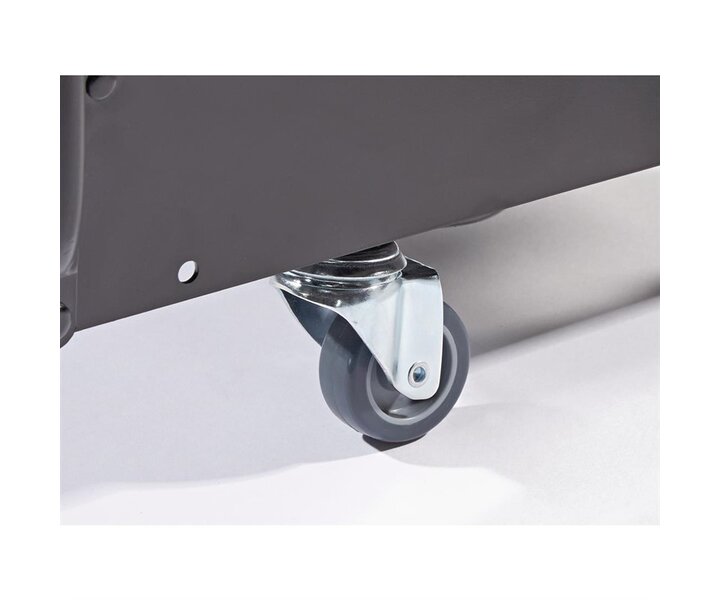 JAY-BE  EENPERSOONS OPKLAPBED MET WATERBESTENDIGE MATRAS ZWART