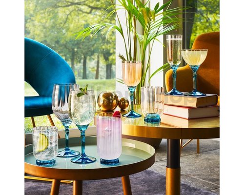 BORMIOLI ROCCO  Champagne  &  cocktail glas 24 cl Florian Lucent Blue