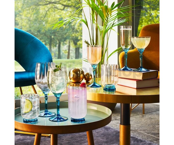 BORMIOLI ROCCO  Champagne & cocktail saucer  24 cl Florian Lucent Blue