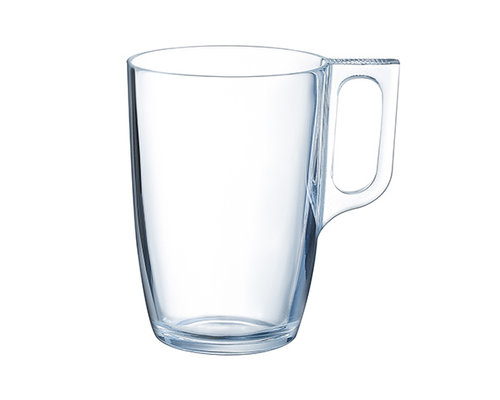 ARCOROC  Tea & coffee cup 40 cl tempered glass " Voluto "