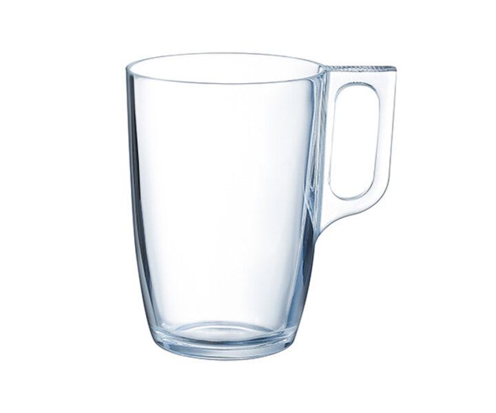 ARCOROC  Thee & koffietas  40 cl gehard glas " Voluto "
