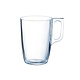 ARCOROC  Tea & coffee cup 40 cl tempered glass " Voluto "