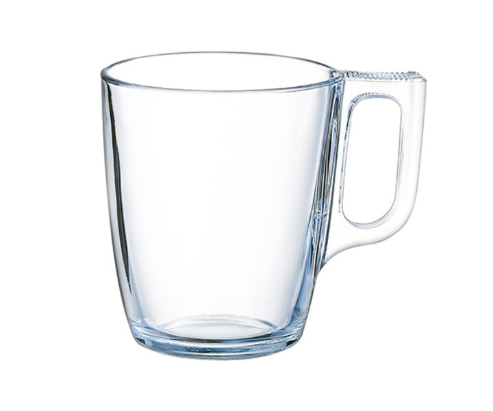ARCOROC  Thee & koffietas  25 cl gehard glas " Voluto "