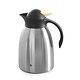 M&T Insulated jug 1,5 liter double walled stainless steel with yellow push-button cap