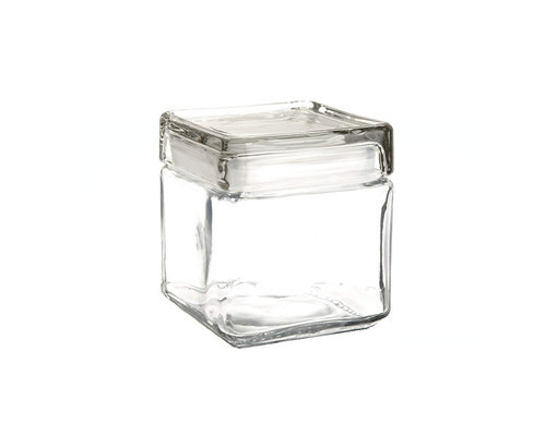 M&T Canister square with lid  1 liter