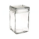 M & T  Canister square with lid  1,50  liter