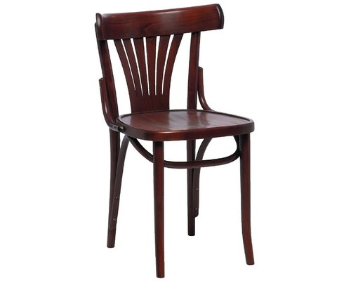 FAMEG  Bistro side chair Eventail walnut finish  Michael Tonet