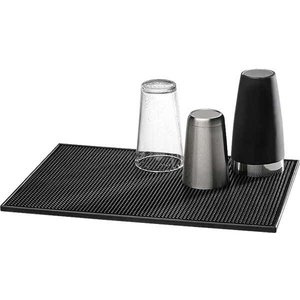 M&T Tapis de bar noir 45x30 cm