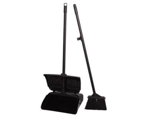 M & T  Lobby broom and dustpan