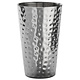 M & T  Collins - cocktail glass 41 cl double walled hammered stainless steel