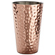M & T  Collins - cocktail glass 41 cl double walled copper look  hammered stainless steel