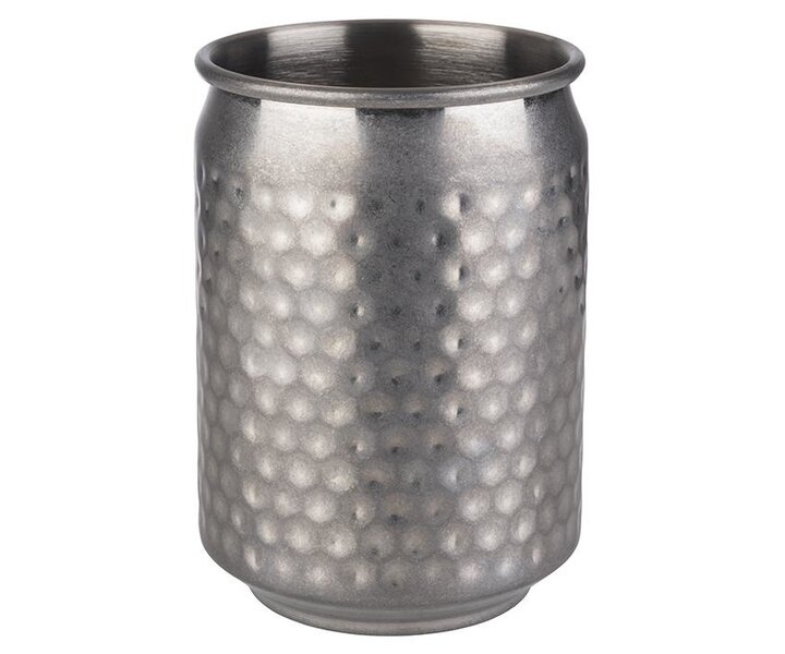 M&T Verre à cocktail "Barril " 35 cl en acier inoxydable style antique