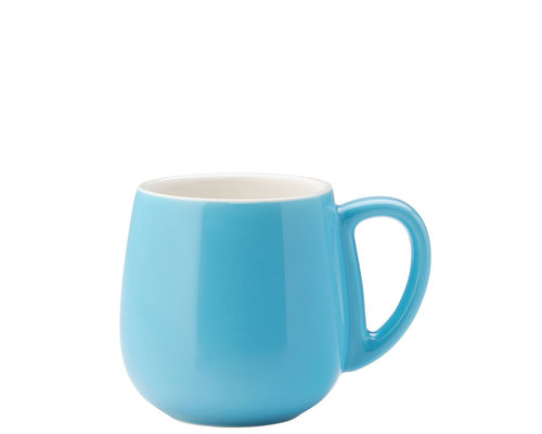 M&T Koffie- theebeker  42 cl " Barista " azuur blauw