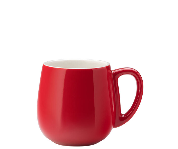 M&T Tasse à thé & café 42 cl " Barista " rouge