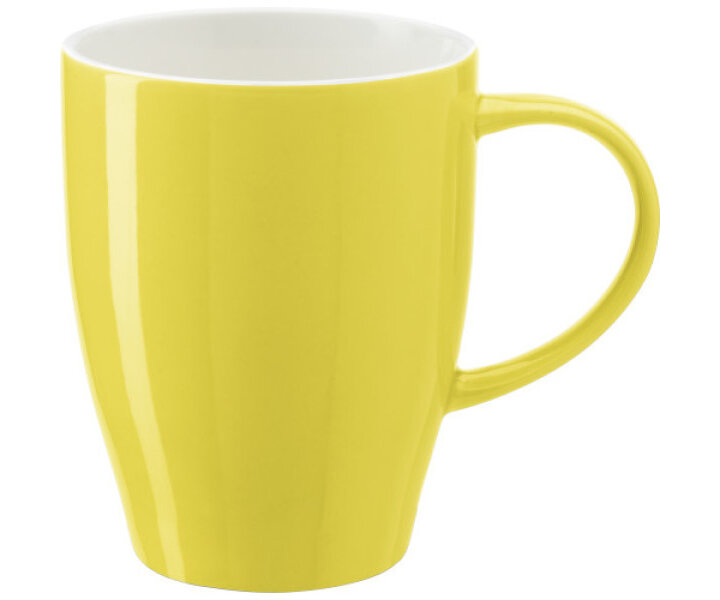 M&T Coffee & tea mug 35 cl - yellow porcelain