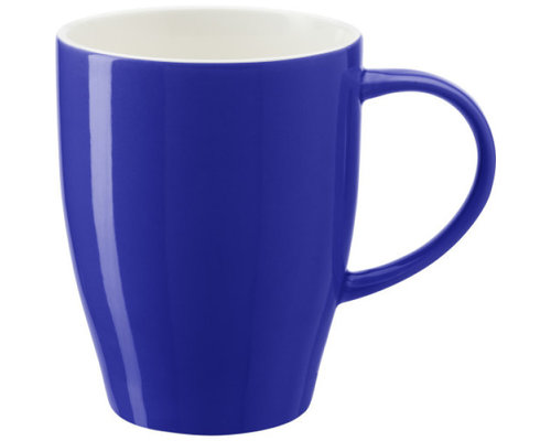 M&T Koffie & theebeker 35 cl blauw porselein