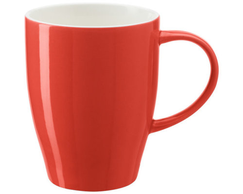 M&T Koffie & theebeker 35 cl rood porselein