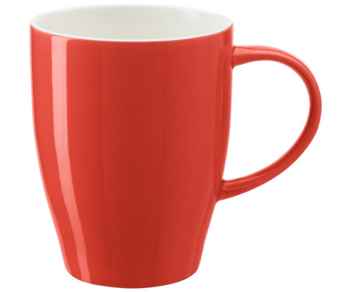M&T Coffee & tea mug 35 cl -  red porcelain