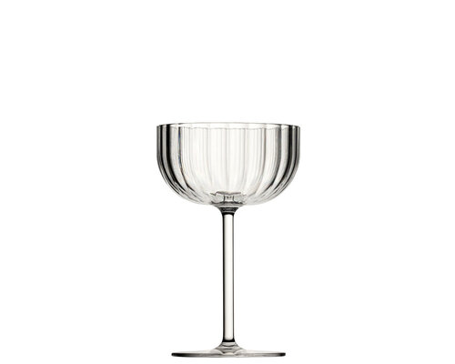 M & T  Cocktail glass  champagne saucer 30 cl " Paradise " unbreakable clear polycarbonate