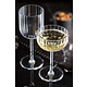 M & T  Cocktail glass  champagne saucer 30 cl " Paradise " unbreakable clear polycarbonate