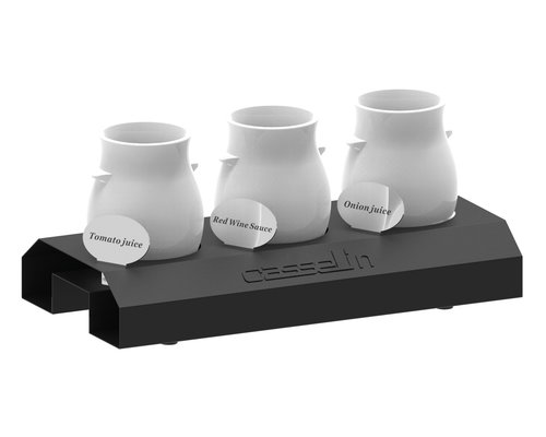 M&T Présentoir à sauce 3 x 0,5 litres