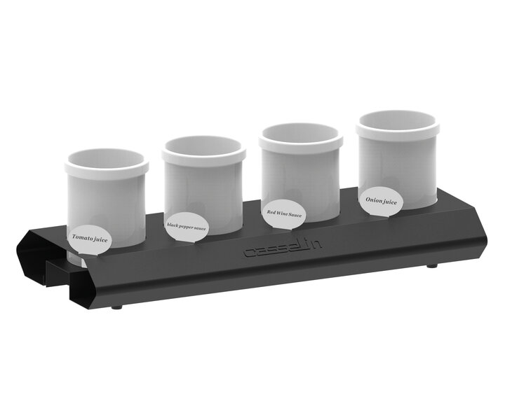 M&T Présentoir à sauce 4 x 1,25 litres