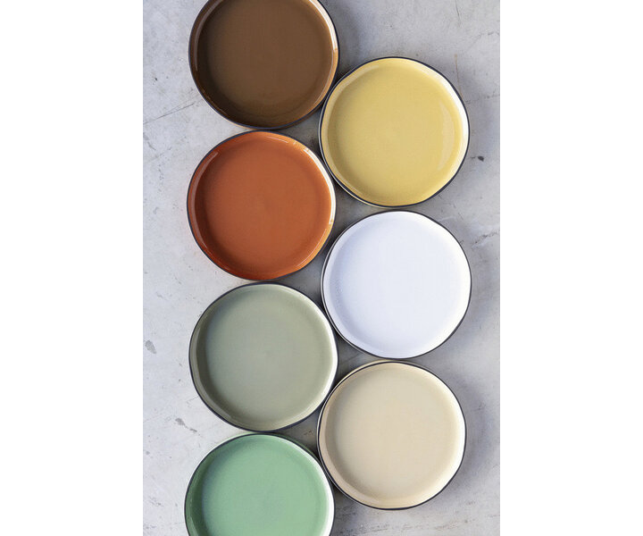 REVOL  Assiette / bol avec bord haut  23 x 3,3 cm Caractère  Gourmande Menthe