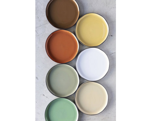 REVOL  Bord / bowl met hoge rand 23 cm x 3,3 cm Caractère Gourmande Curcuma